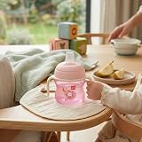 MAM Starter Sippy Cup 150ml Pink with Day & Night Handles 4+ Months view 2