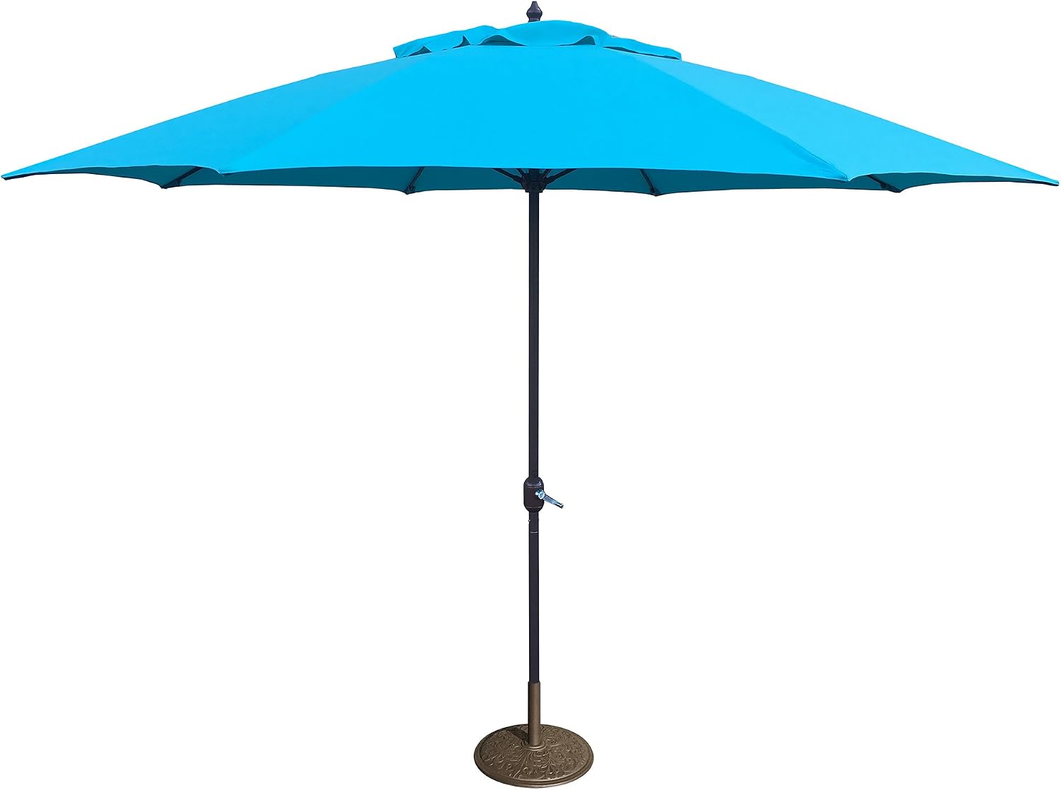 Amazon Com Tropishade 11 Umbrella With Premium Turquoise Olefin Cover Base Not Included Garden Outdoor
