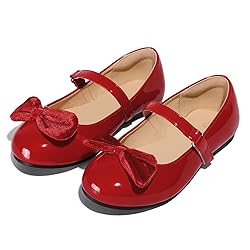 K KomForme Girl's Ballet Flats Non-Slip Soft Mary