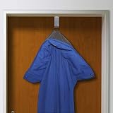 igadgitz home U6895 Pack of 2 Stainless Steel Over Door Hooks Reversible Hangers view 4