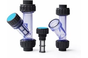 CBTLYSK ANSI Standard Pipeline Y Type Strainer, PVC glued Filter Valve for Water, Oil, Gas Y Strainer (3/4inch)，1 pcs Set