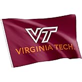 Desert Cactus Virginia Tech VT Flag - 3 x 5 Feet Hokies Banner, Indoor/Outdoor Durable Fabric, 100% Polyester Design (Style 3)
