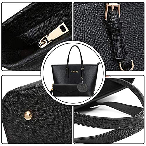 BestoU-Handbags-for-Women-Black-Large-Shoulder-Tote-Bag-for-Ladies-Purses-and-Handbags-Set