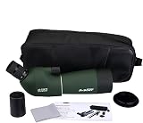 Svbony SV28 Spotting Scope 25-75X70 with Tripod Phone Adapter Angled 45° view 9
