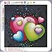 TWBB Diamond Painting DIY 5D Diamond Painting Kit Diamond Embroidery Round Diamond Painting for Adult or Kid (Heart Pattern 1)