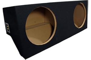 American Sound Connection ASC Ford Mustang Coupe 2005-2014 Dual 12" Subwoofer Custom Fit Sub Box Speaker Enclosure