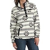Cinch Women's Cream Aztec Polar Fleece Pullover