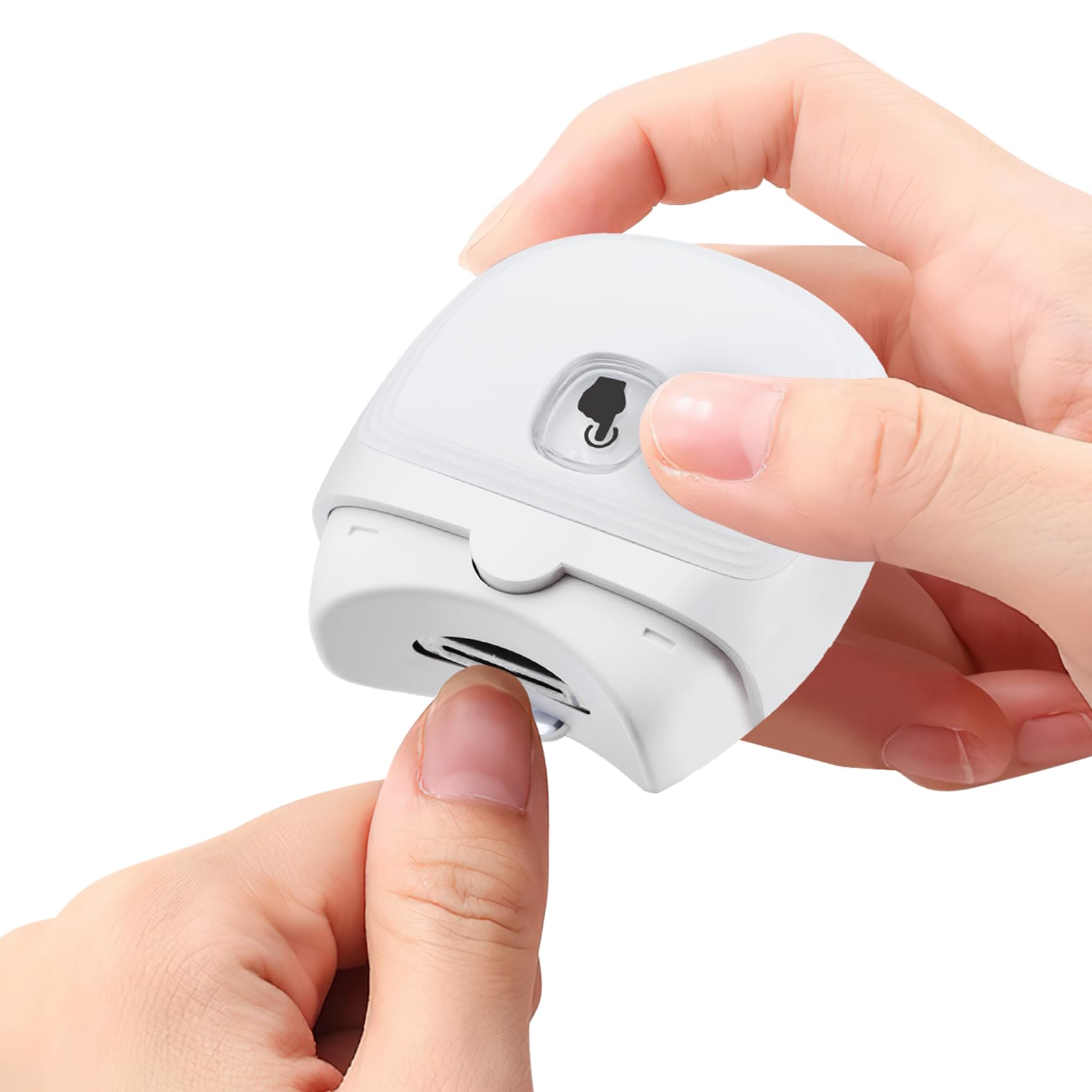 Photo 1 of **USED** Electric Nail Clipper & Nail File: Automatic Trimmer with LED Light, Built-in Storage, USB Rechargeable, Gently Trims Thick Nails - Safe for Baby, Kids, Adults, Seniors - Baby Electric Nail File