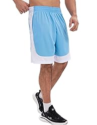 OYGSieg 6 Pack Mens Mesh Athletic Basketball Shorts
