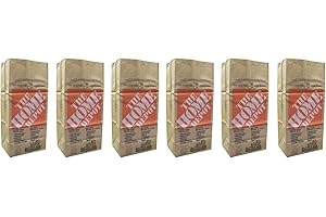 Home Depot Heavy Duty Brown Paper 2-Ply, 30 Gallon Lawn, Leaf, Yard Waste Bags Value Bundle – Great for Home and Garden (6 To