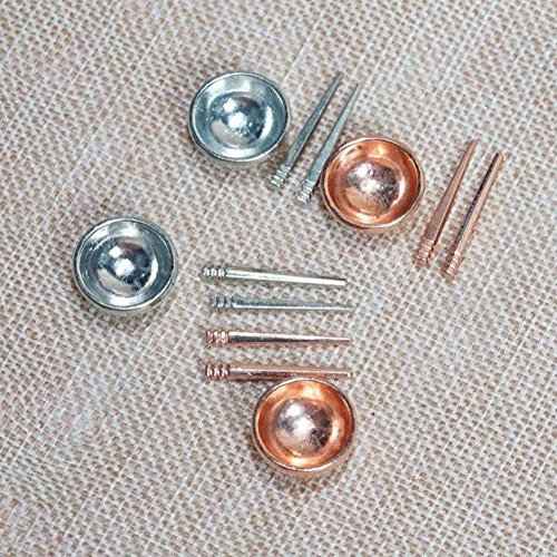 Zeroyoyo 1:12 Miniature Food Play House Mini Bowls and Chopsticks Dollhouse Kitchen Decoration Accessories Silvery - Thumbnail 6