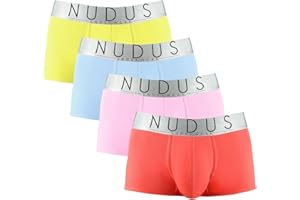 NUDUS UNDERWEAR NUDUS Men's Cotton Underwear Pack of 4 Gift Box - Briefs - Trunks - Boxer Briefs