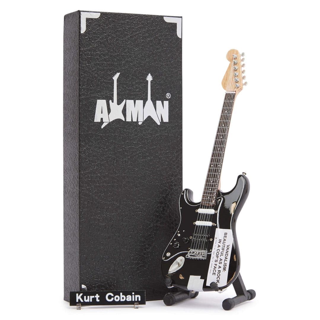 Kurt Cobain Miniature Guitar Replica | Rock In A Cop — image 1