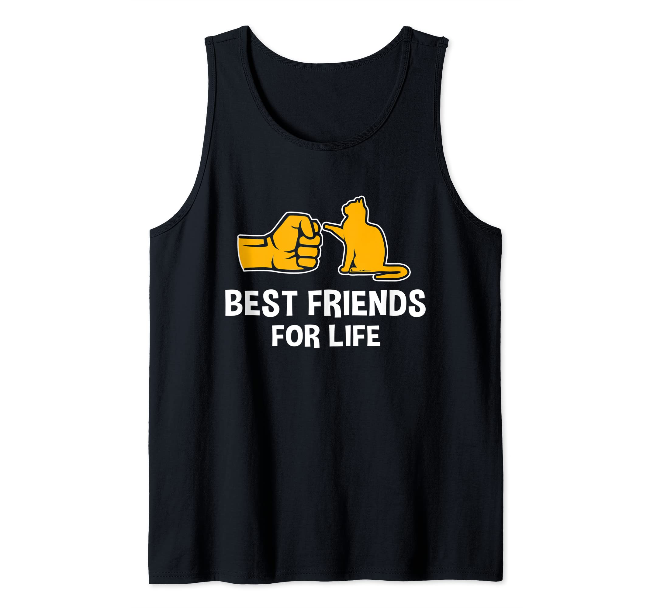 Best Friends For Life cat cat friend Tank Top