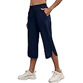 YuKaiChen Women's Capris Wide Leg Lightweight Quick Dry Pants Hiking Outdoor Athletic