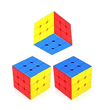 ONCEMORE by New Magic Speed Cube 3x3x3 High Stability,Amazing Stress Reliever Cube Game Set of 3