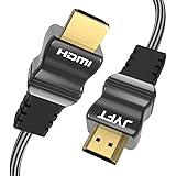 HDMI Cable 6ft JYFT - 28AWG Tinned Copper, 4K @ 60Hz, Premium HDMI 2.0b, Ethernet & Audio Return, Video 4K 2016P Ultra HD(UHD