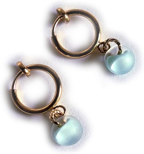 Amazon Co Jp ピアス みたいな フープ イヤリング コロン として 可愛い ニュアンス のある色揃っています アメリカ 製 ハンドメイド ティア ドロップ ビーズ エルサ ジュエリー