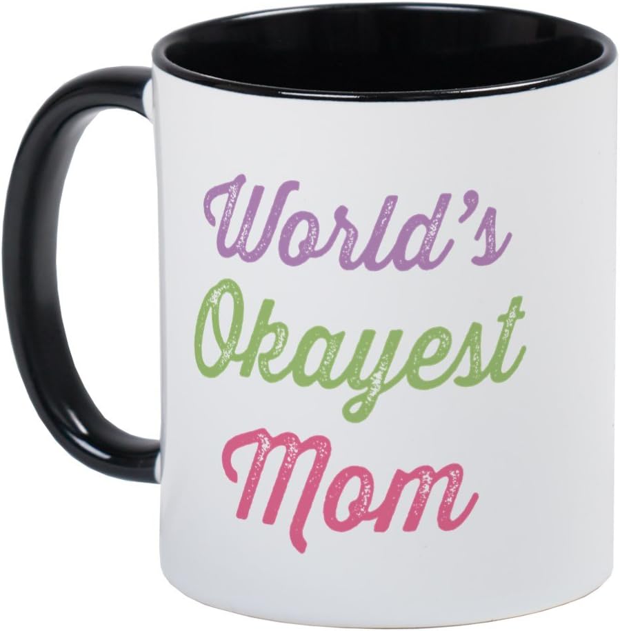 world's okayest mom mug