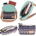 Leaper Canvas Laptop Bag Backpack Shoulder Bag Pencil Case Navy Blue