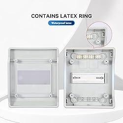 Mollom 6 Way Power Distribution Box with Bus Bars