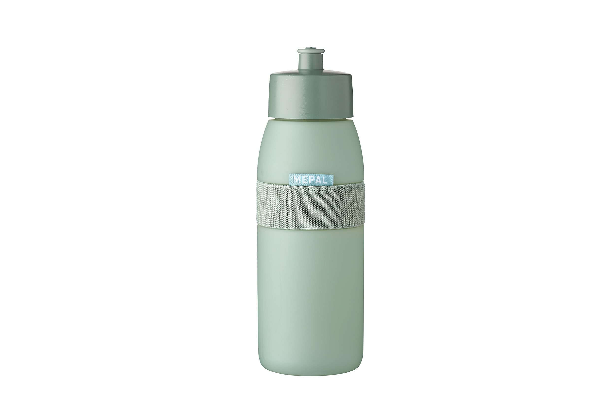 Mepal – Sports Bottle Ellipse – Practical Water Bottle For Sports & Leisure – Sports Drink Bottle With Soft Spout – Dishwasher Safe & BPA-free - 500 ml - Nordic Sage