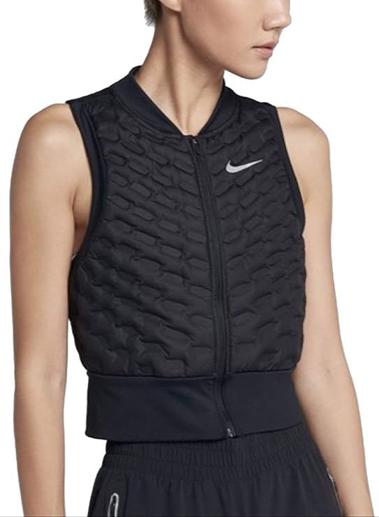 Amazon Co Jp ナイキ Nike エアロロフト ランニングベスト ウイメンズ L 身長165 170cm 国内正規品 3576 ブラック スポーツ アウトドア