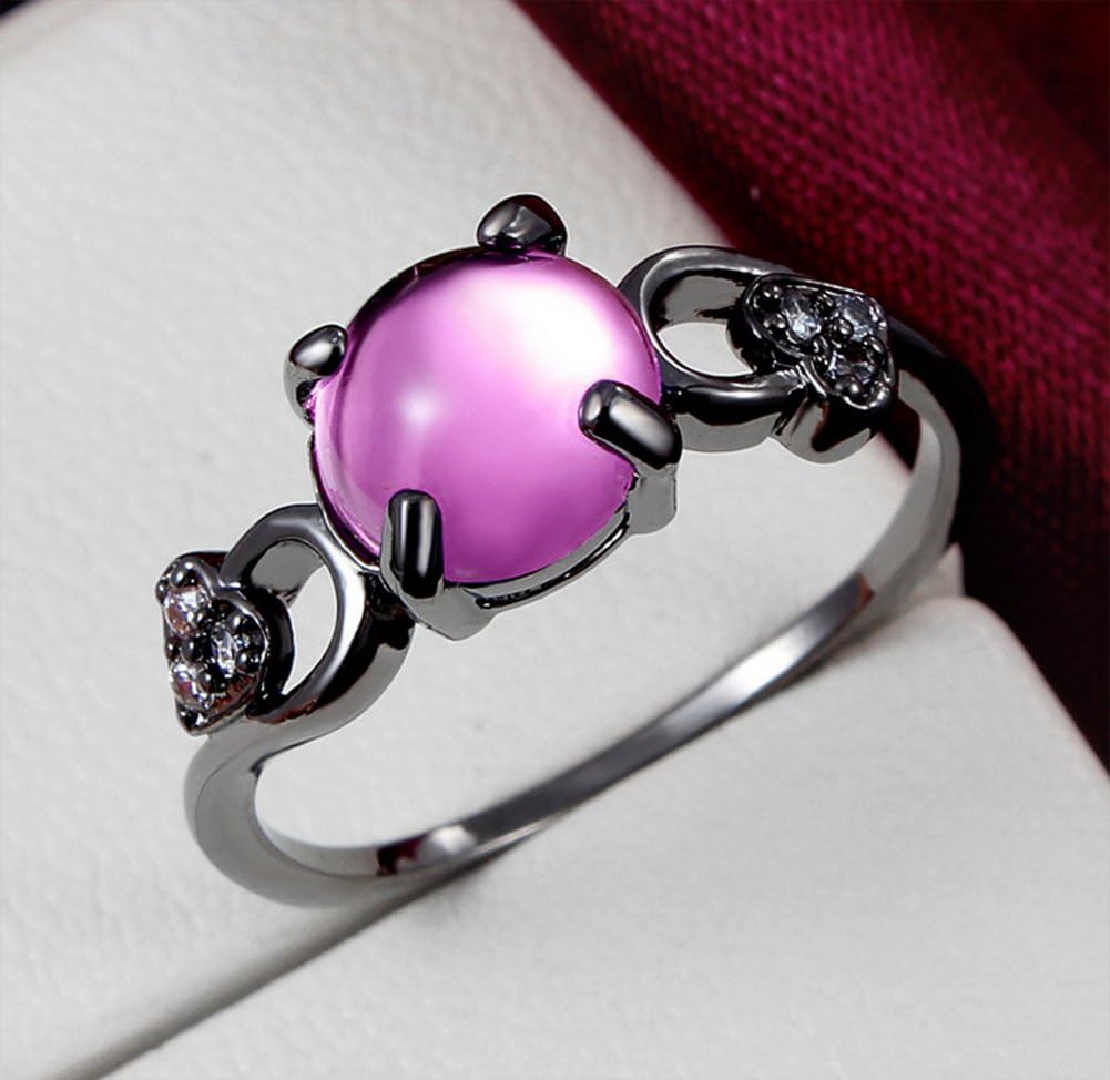 Bagues Rose Avec Un Sac De Bijoux Aiuin 1pcs Laiton Noir Anneau De Pierre Dœil De Chat Bague Bijoux Et Accessoires Bijoux Lemoncitylive Com