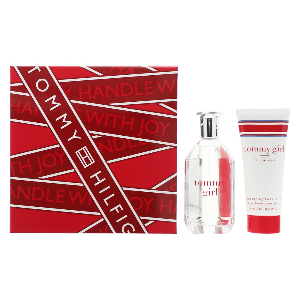 Tommy Hilfiger Tommy Girl Eau De Toilette 2 Piece Gift Set: Eau De Toilette 100ml - Body Lotion 100ml