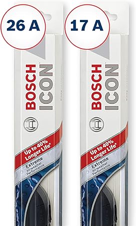 Amazon Com Bosch Icon Wiper Blades Set Of 2 Fits 2012 07 Nissan Sentra 2008 00 Maxima 2006 02 Altima More Up To 40 Longer Life Automotive
