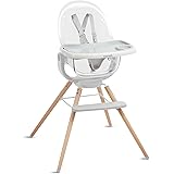 Munchkin 360° Cloud Baby High Chair with Clear Seat and 360° Swivel
