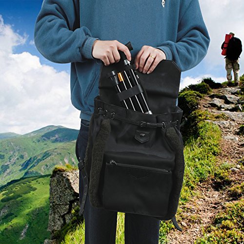 Folding Cane by Saymeto, Lightweight Walking Cane for Men and Women, Adjustable Walking Stick Mobility Aid, Comfortable Handles, Black