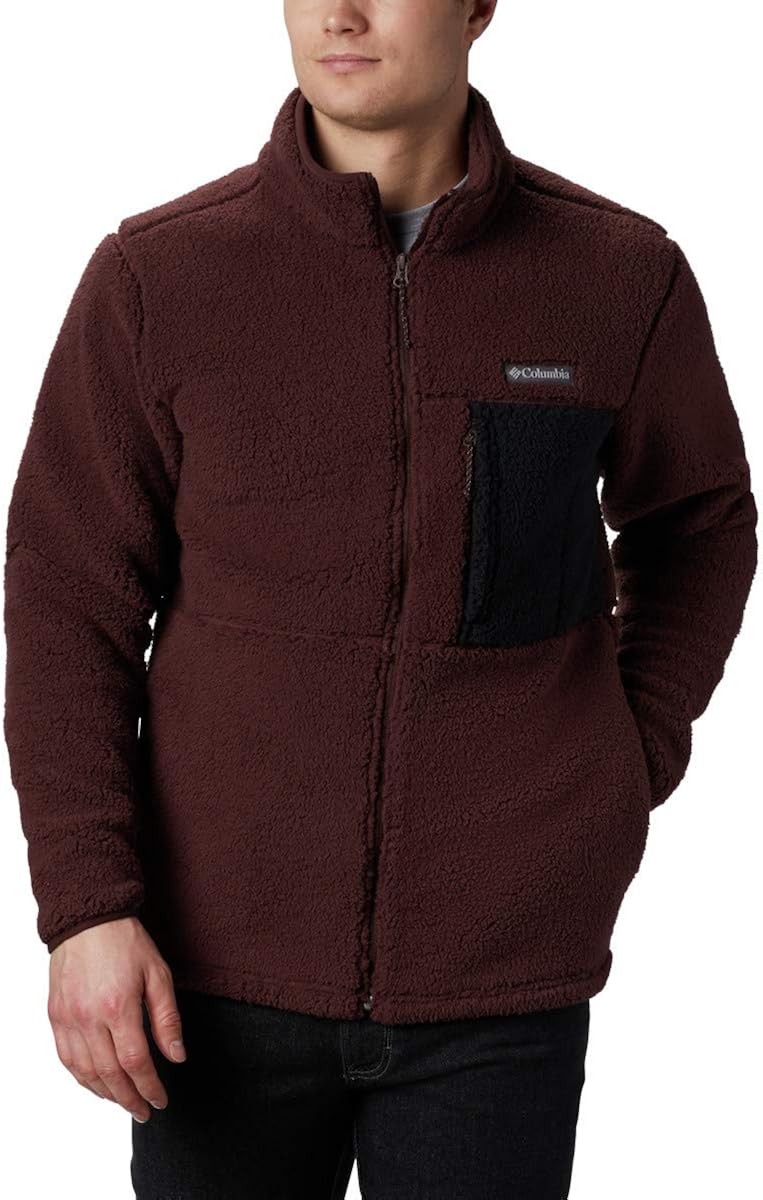 columbia men's mountain side heavyweight full zip fleece jacket