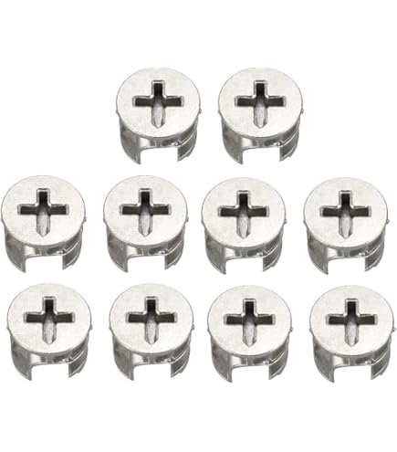 2025/02/02(日) 2000 Plastic Cam Lock Nuts (4 Pack) White Part # 119030#117434