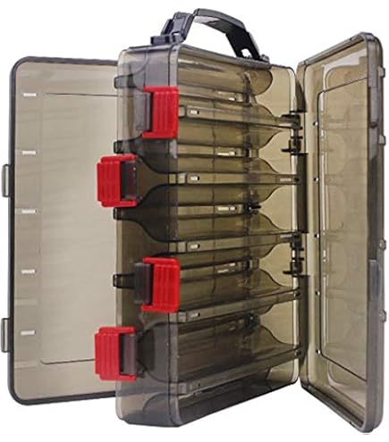 Amazon.com: 8 Grids Compartments Organizers Black Waterproof Fishing Lure Box Fishing Tackle Hooks Organizers Holder Case Container : Sports & Outdoors Amazon.com: 8 Grids Compartments Organizers Black Waterproof Fishing Lure Box Fishing Tackle Hooks Organizers Holder Case Container : Sports & Outdoors