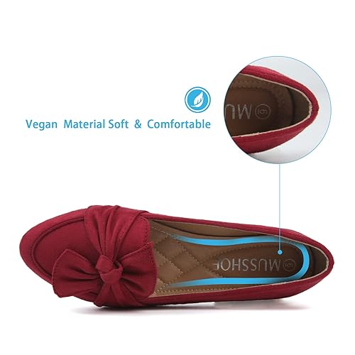 MUSSHOE Flats for Women Comfortable Flats Shoes for Women's Flats - Main Image