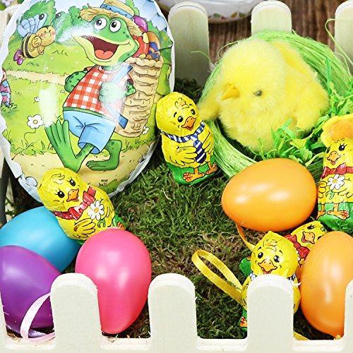 com-four® 200g grünes DIY Bastel-Moos für Osterkörbchen - echtes Deko-Moos zum Basteln und Dekorieren von Osternestern… – Bild 2