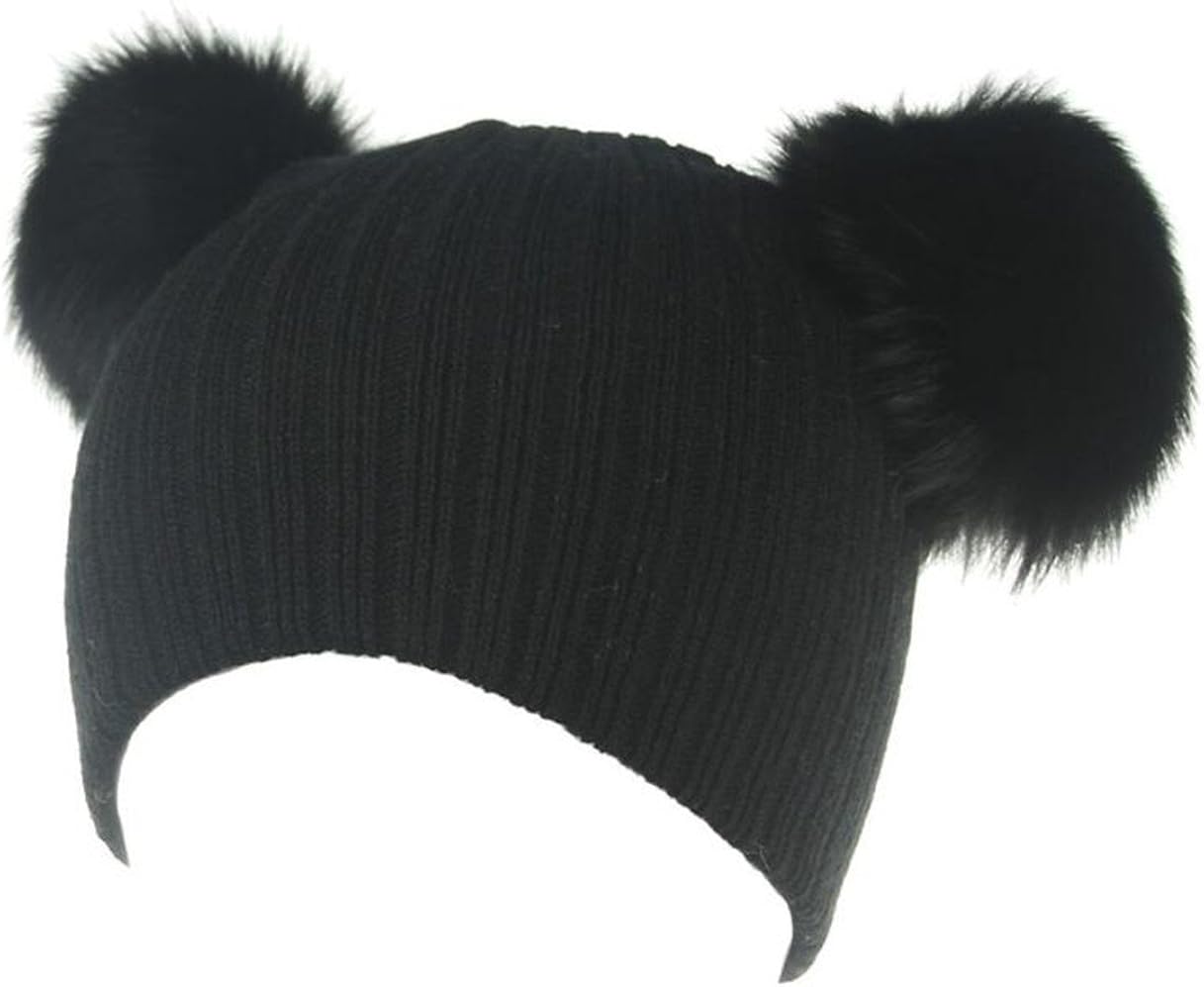 black pom pom hat baby