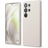 elago Compatible with Samsung Galaxy S25 Ultra Case, Liquid Silicone Case, Full Body Protective Cover, Shockproof, Slim Phone Case, Anti-Scratch Soft Microfiber Lining, 6.8 inch (Stone)