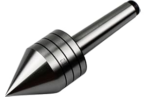 TEXALAN(R) Heavy Duty Live Tailstock Center MT2#2 Morse Taper with 60 Degree Tip for Woodworking