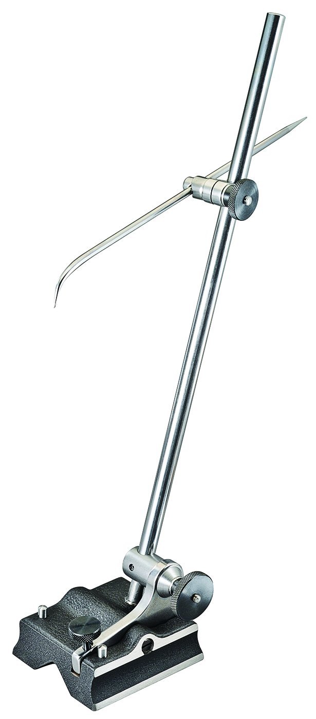 Starrett 57B FullSized Surface Gauge With Cast Iron Base, 9" And 12