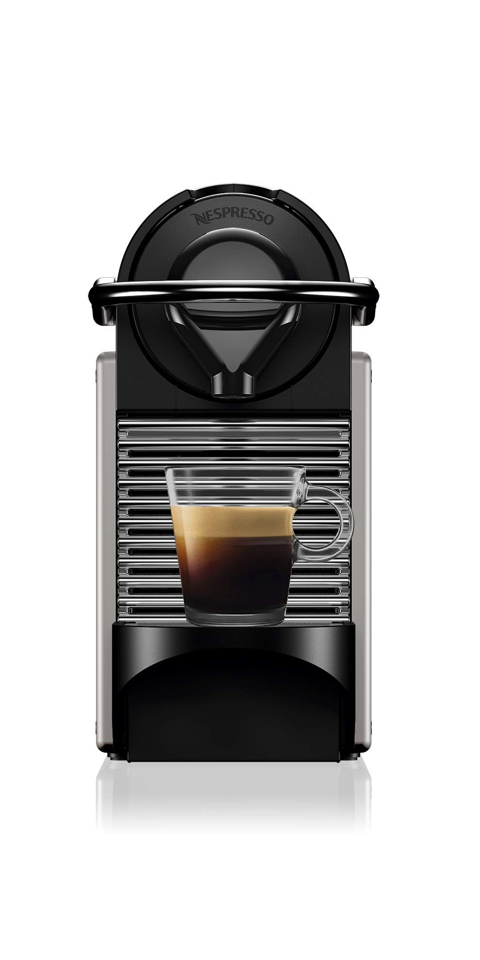 Nespresso BEC430TTN Pixie Espresso Machine, 24 ounces by Breville, Titan