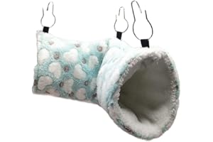 ONCPCARE Hanging Tunnel for Small Animals, Hanging Pet Rat Toys Ferret Hammock, Ferret Chinchilla Squirrel Guinea Pig Rat Cage Accessories