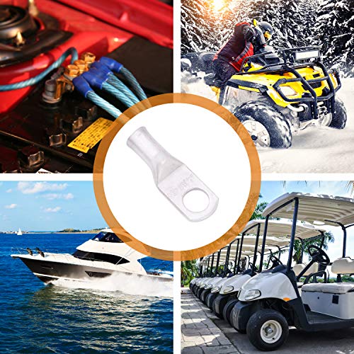 SELTERM 8 AWG 1/4" Stud (10 pcs.) UL Marine Grade Battery Ring Terminal