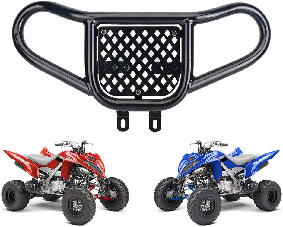thumbnail image 2 of CPOWACE Front Bumper Guard For Yamaha Raptor 700 / 700R (2006-2023) – Heavy-Duty Black Iron, Bolt-On 2 of 6