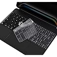 CaseBuy Premium Ultra Thin Keyboard Cover for Apple 13 Inch iPad Air 13 M3(2025) & iPad Pro M4(2024) with Magic Keyboard, 13" iPad Pro Protector Skin Accessories, US Keyboard Layout