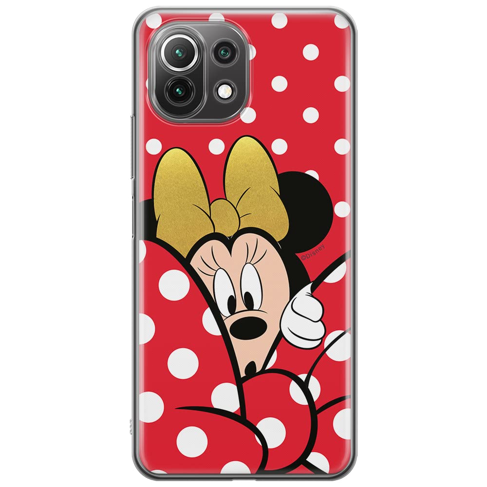 ERT GROUP mobile phone case for Xiaomi 11 Lite 4G/5G original and officially Licensed Disney pattern Minnie 015, case made of TPU