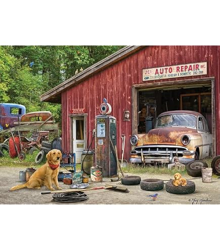 Cobble Hill Puzzle 'Canoe Lake' – 500 Teile Mit Poster, Perfekt Für Erwachsene Und Teens
