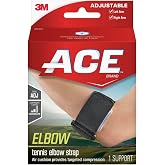 ACE Tennis Elbow Support, One Size, Adjustable, 1 Count | 1 Count