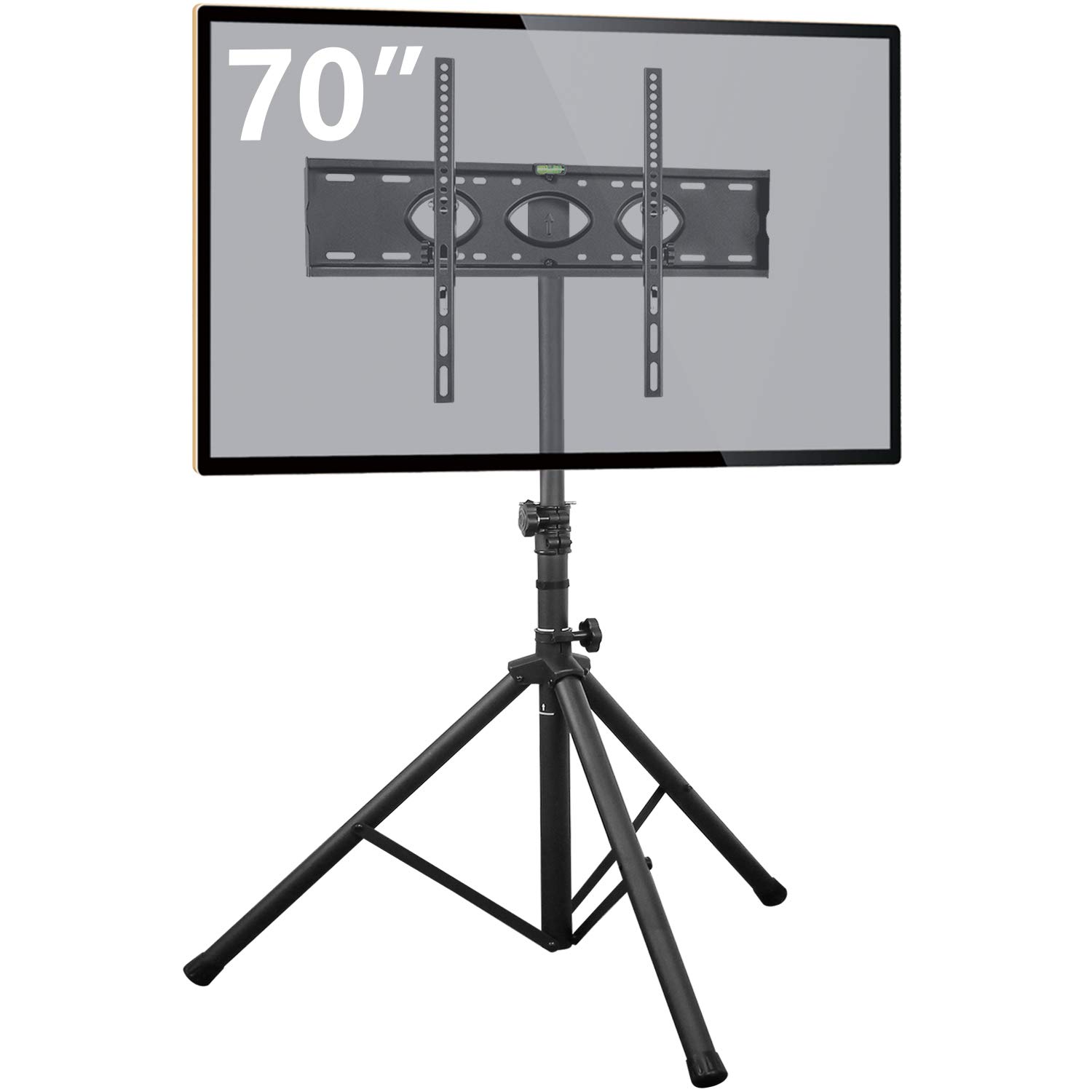 Rfiver Portable Tripod TV Display Floor Stand with Swivel & Tilt Mount for 37"70